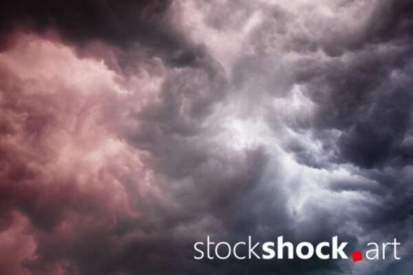 sky, dark sky, storm, clouds - stock image
