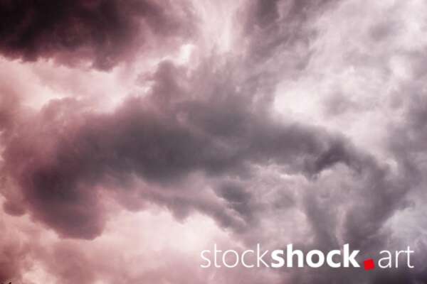 sky, dark sky, storm, clouds - stock image