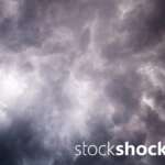 sky, dark sky, storm, clouds - stock image