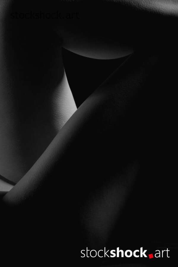 Act black&white, art, fragmentation