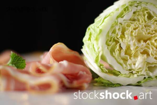 ham with cabbage