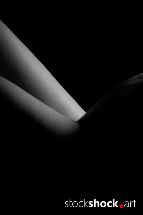 Act black&white, art, fragmentation