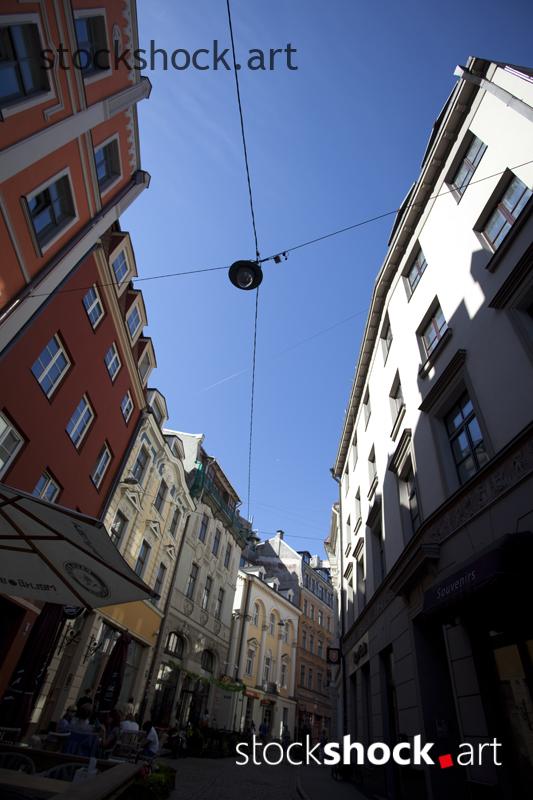 Riga, Latvia, city center, stock image