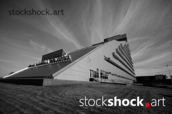 Riga, Latvia. National Library, architecture, stock image