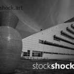 Riga, Latvia. National Library, architecture