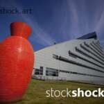 Riga, Latvia. National Library, architecture