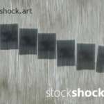 Abstract shadows on the glass, stock image
