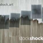 Abstract shadows on the glass