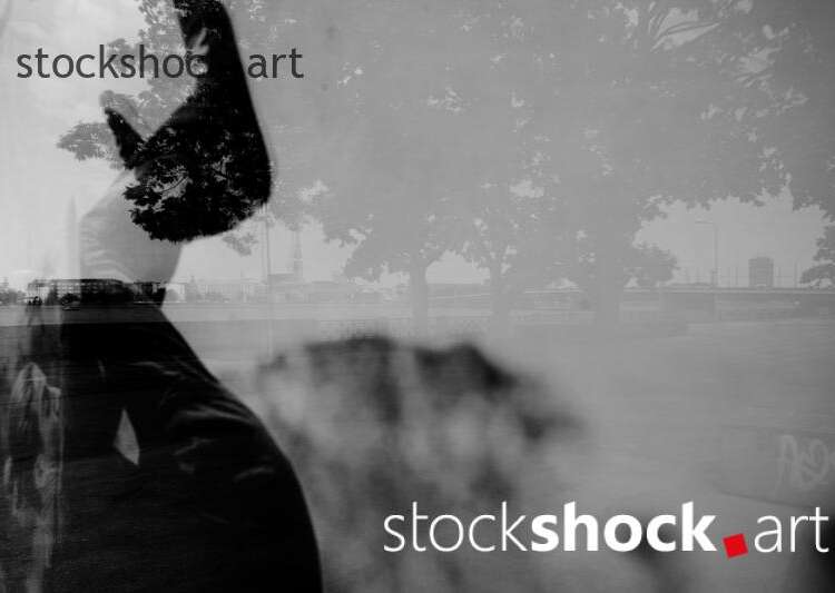 Reflection of a mirror, stock image, abstactions