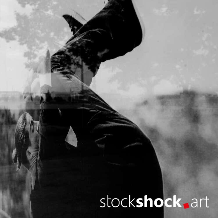 Reflection of a mirror, stock image, abstactions