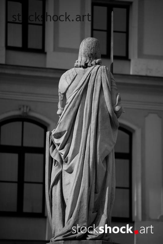 Riga, Latvia. Roland's sculpture in the city center.