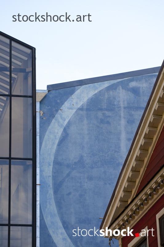 Mysterious window in Riga, stock image