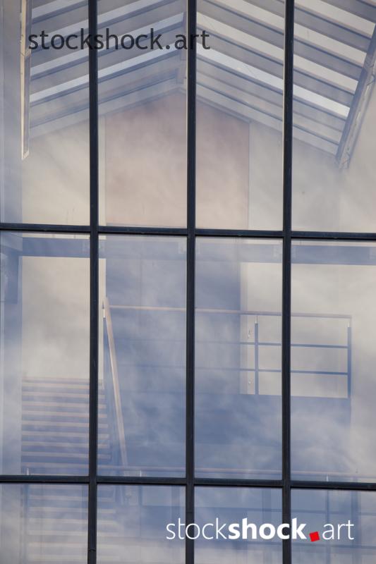 Mysterious window in Riga, stock image