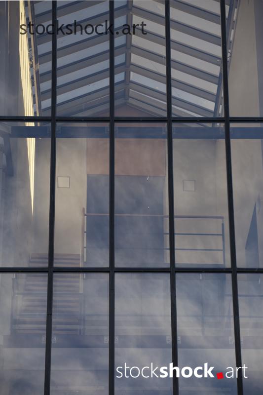 Mysterious window in Riga, stock image
