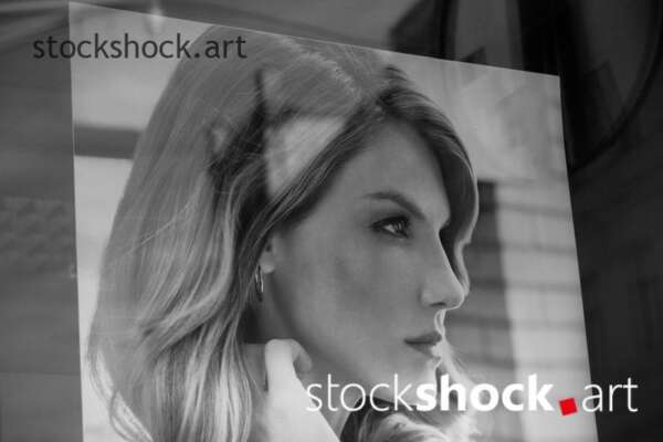 Reflection of a mirror, stock image, abstactions