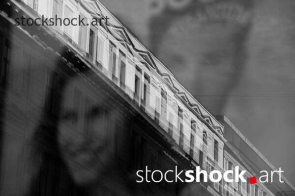 Reflection of a mirror, stock image, abstactions