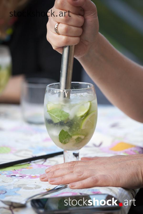 Fruit, mohito - stock image