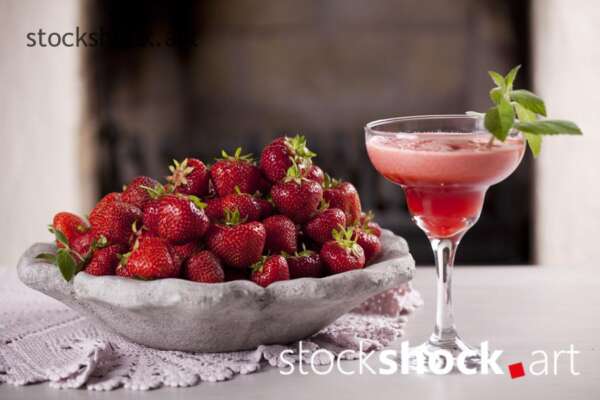 Fruits, healthy fruit smoothie, watermelon healthy food, stock image