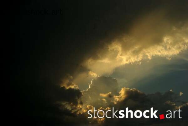 Grey-blue, heavy sky, backgrounds - stock image