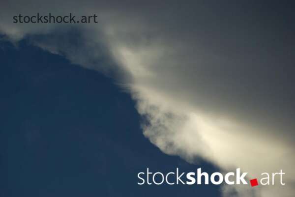 Blue sky, clouds, backgrounds - stock image