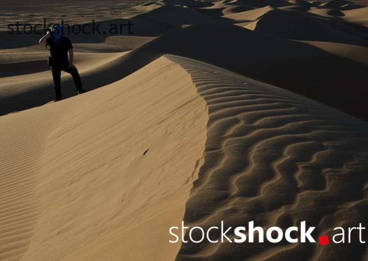 Sahara, sand, desert, stock image