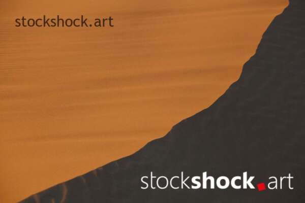 Sahara, sand, desert, blue sky, stock image