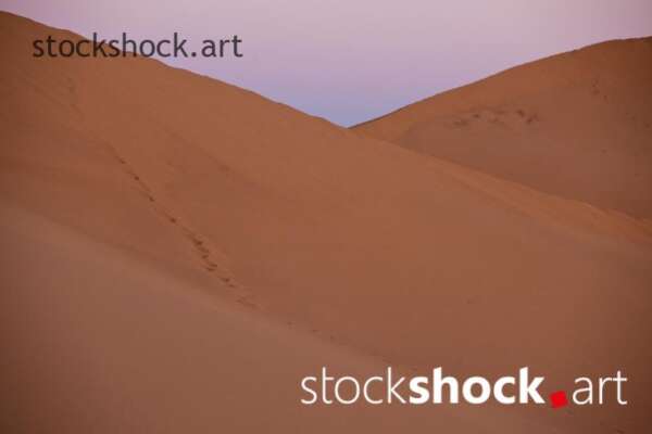 Sahara, sand, desert, sunset, stock image