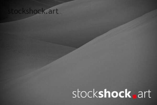Act in nature. Desert, Sahara – stock image