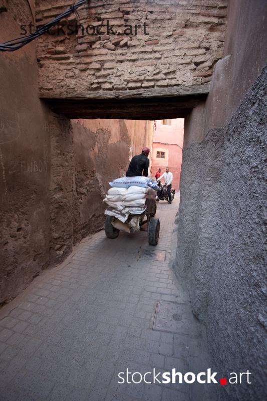 Narrow streets of Morocco