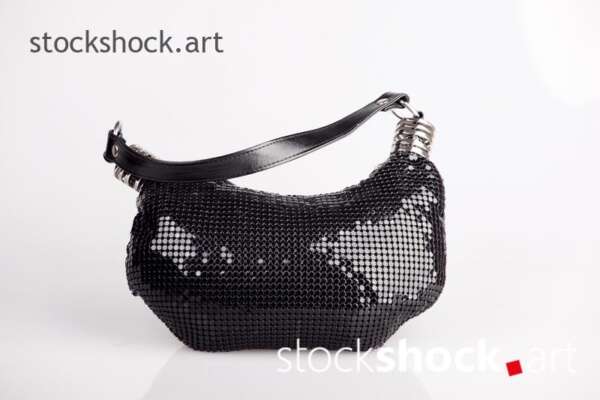 Black, elegant handbag