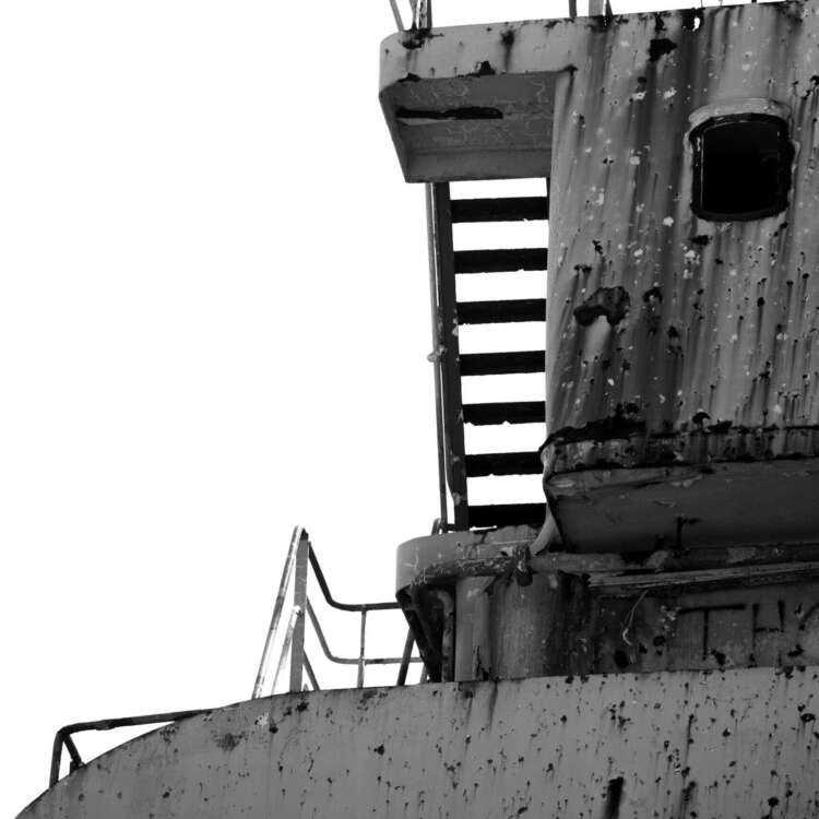 Rusty ship of Cyprus - stock image