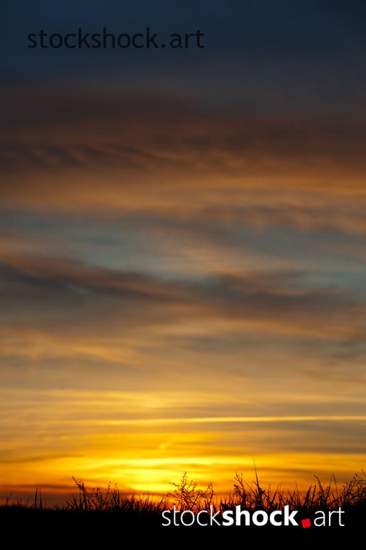 Sunset over the lake