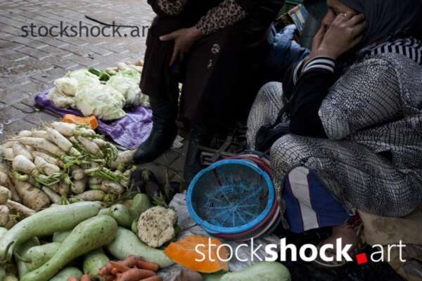 Street bazaar in Marrakesh