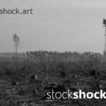 Forest after the storm - stock image