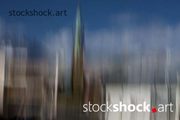 Germany, Schiffweiler, painted with light