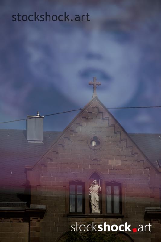 Reflection of a mirror, stock image, abstactions