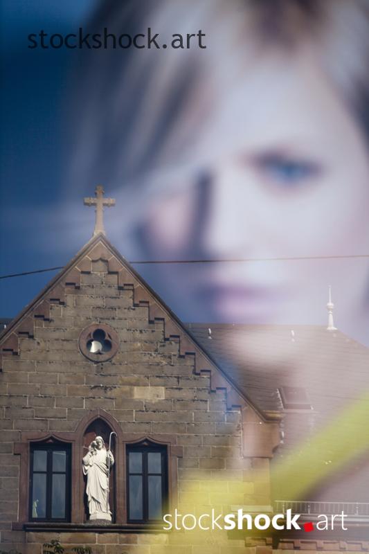 Reflection of a mirror, stock image, abstactions