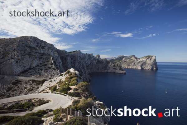 View of the Mediterranean Sea from Majorca – stock image