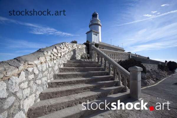View of the Mediterranean Sea from Majorca – stock image