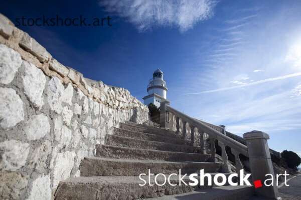 View of the Mediterranean Sea from Majorca – stock image