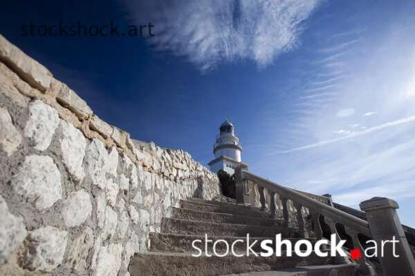 View of the Mediterranean Sea from Majorca – stock image
