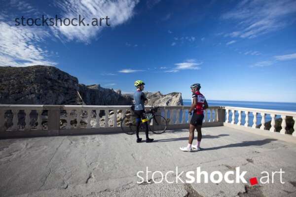 View of the Mediterranean Sea from Majorca – stock image