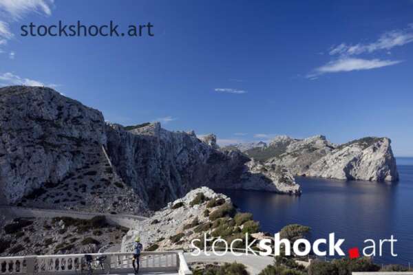 View of the Mediterranean Sea from Majorca – stock image