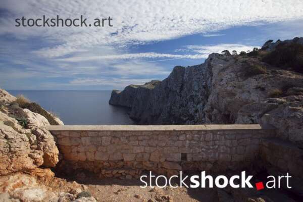 Majorca, view of the Mediterranean Sea - stock image