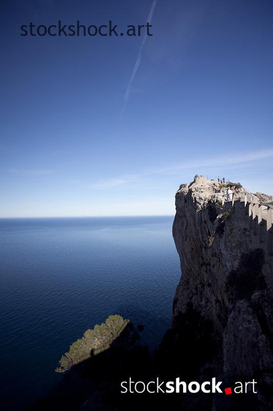 Majorca, view of the Mediterranean Sea - stock image