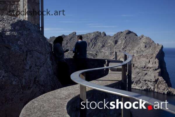 Majorca, view of the Mediterranean Sea - stock image