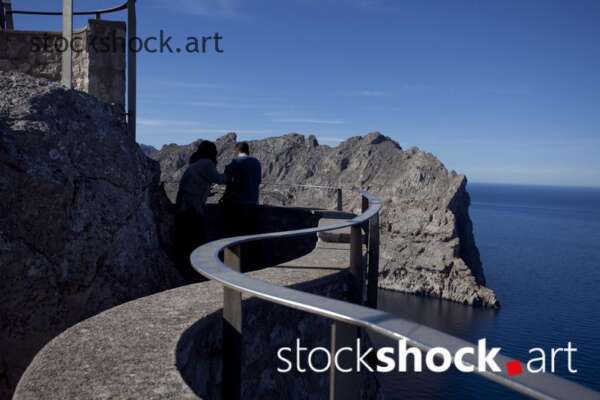 Majorca, view of the Mediterranean Sea - stock image