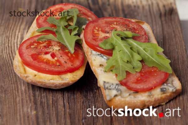 Tomato sandwich - stock image