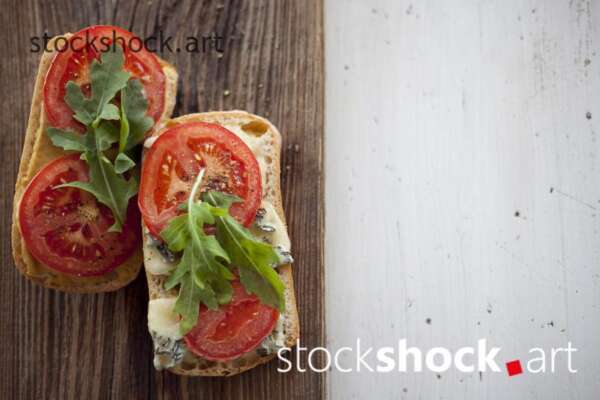 Tomato sandwich - stock image