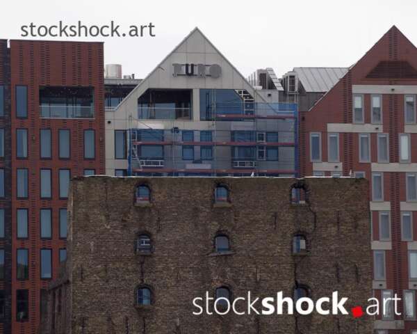 Gdańsk, Poland. Old granary - stock image